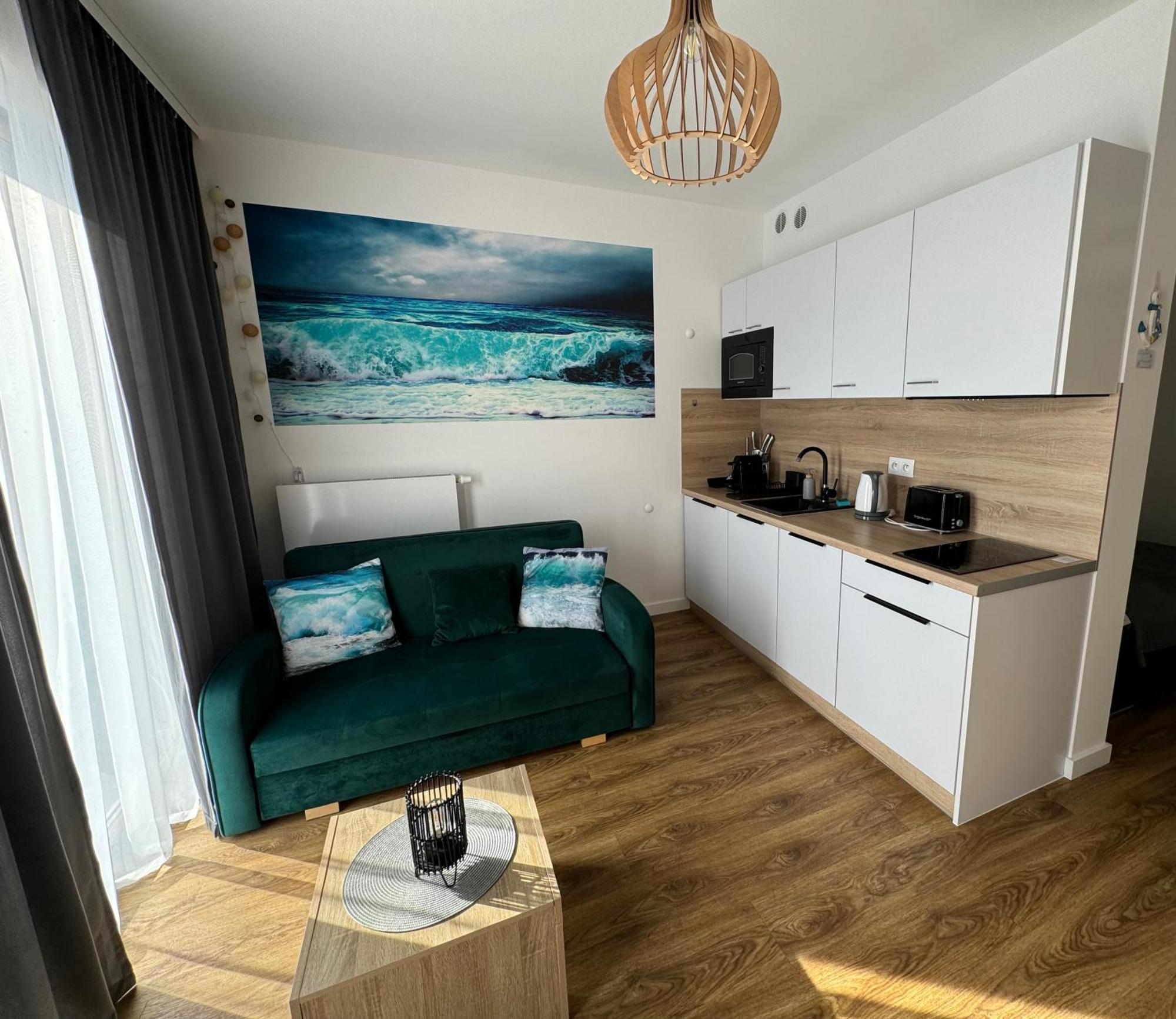 Klimatyzowany Apartament Blue , Sarbinowo Parking Basen Exterior foto