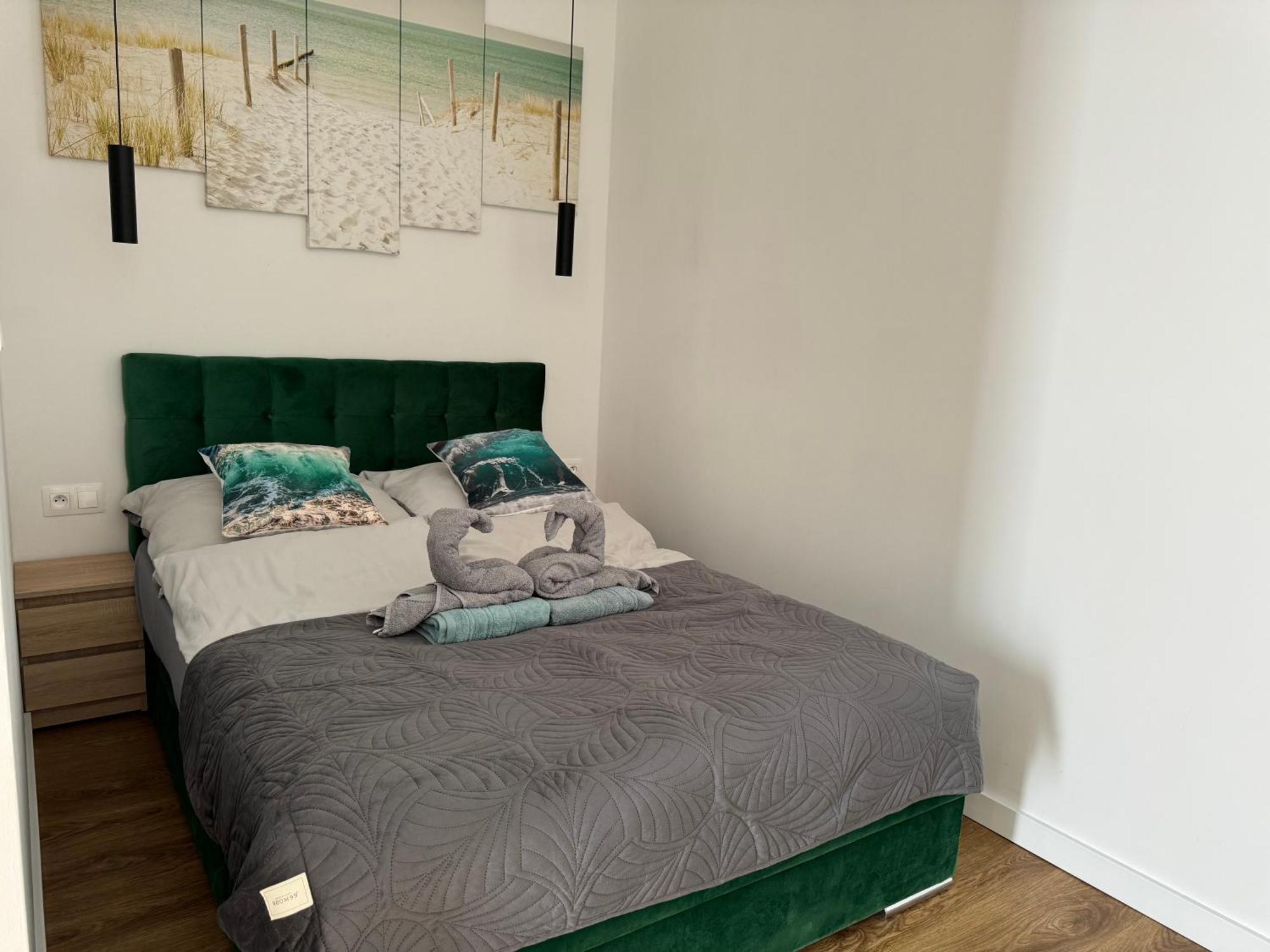 Klimatyzowany Apartament Blue , Sarbinowo Parking Basen Exterior foto